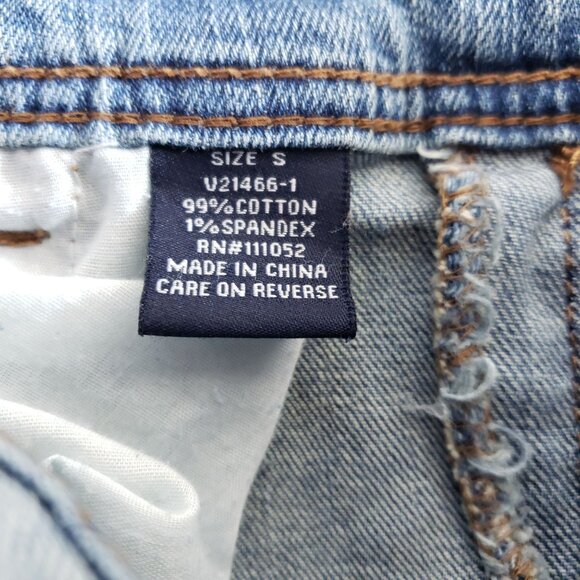 Vanilla Star Fashion Bib Overalls Women's Size Small Destroyed Stretch - Picture 7 of 10